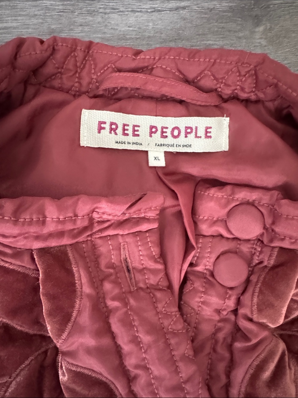 NWT Free People Quinn Quilted Jacket - Masala - Picture 9 of 11